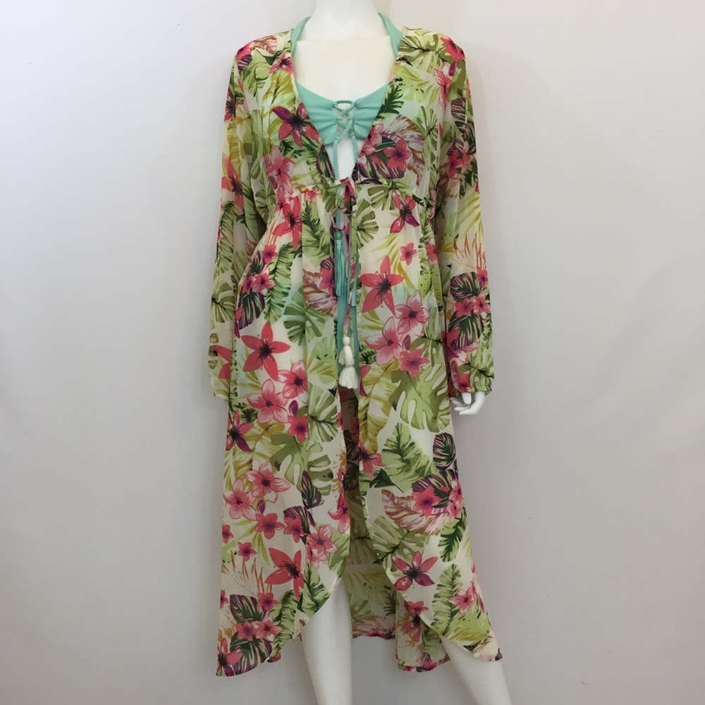 Floral Maxi Cover Up